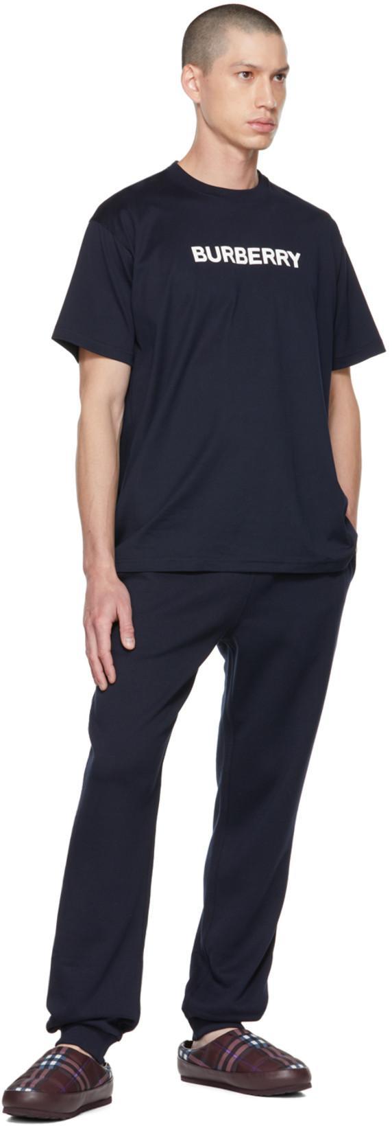 BURBERRY Cotton T-shirt In Black