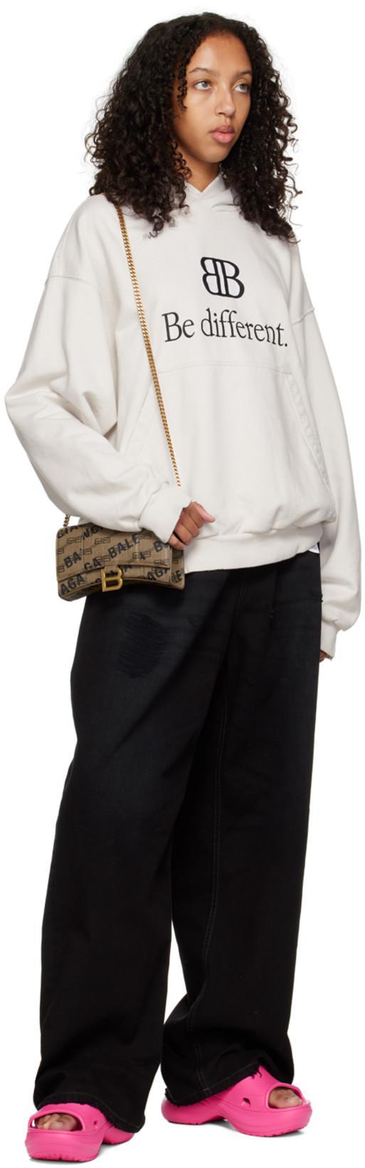 BALENCIAGA + Crocs Pool Perforated Neon Rubber Slides In Electric Pink