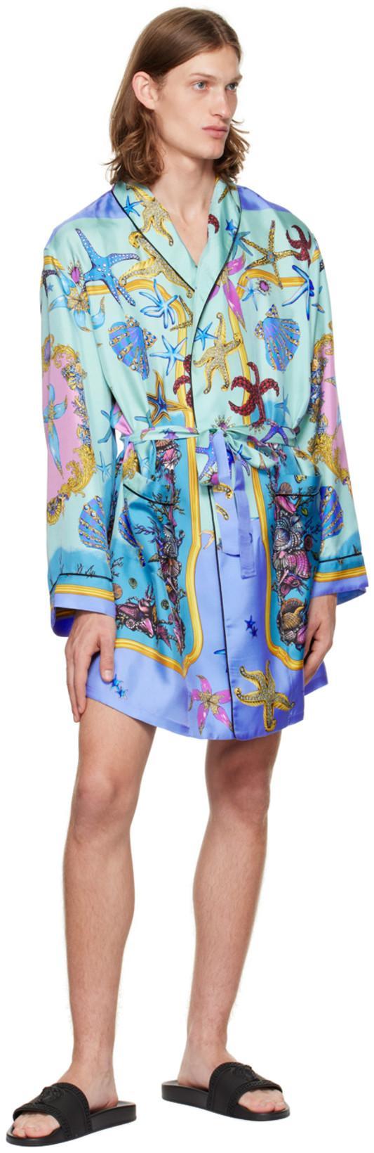 VERSACE Palazzo Rubber Slides In Black