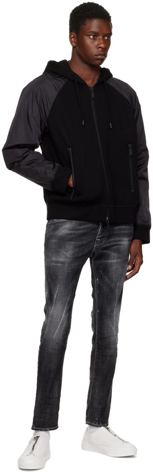 DSQUARED2 Ibra Black On Black Hoodie