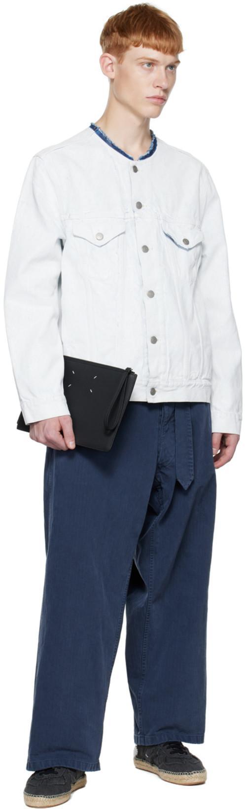 MAISON MARGIELA Jacket In White Crak