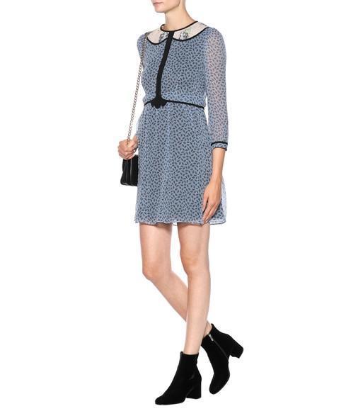 GIANVITO ROSSI Block Heel Ankle Boots With Suede Finish In Black