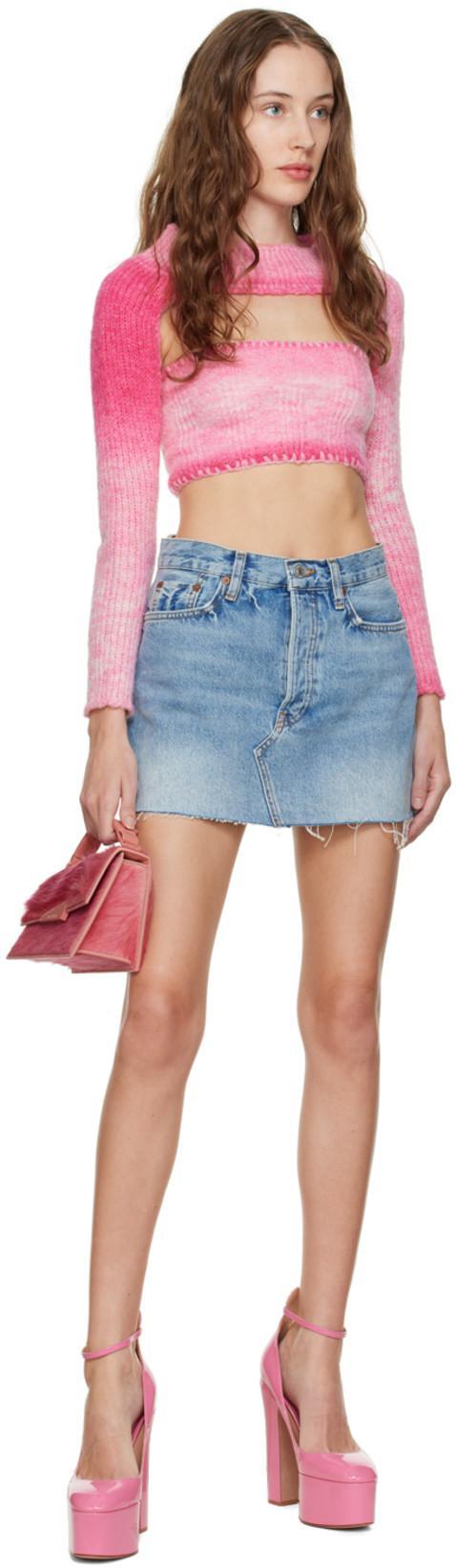 VALENTINO GARAVANI Tan-go Patent Leather Platform Pumps In Pink