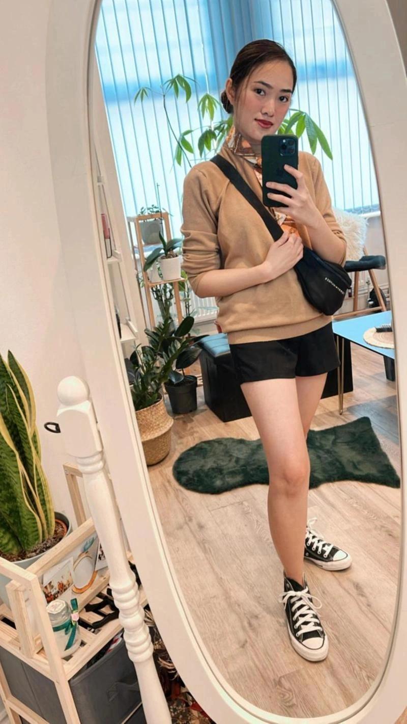 ALEXANDER WANG Women Safari Short With Exposed Zipper And Logo Elastic In Animal Print