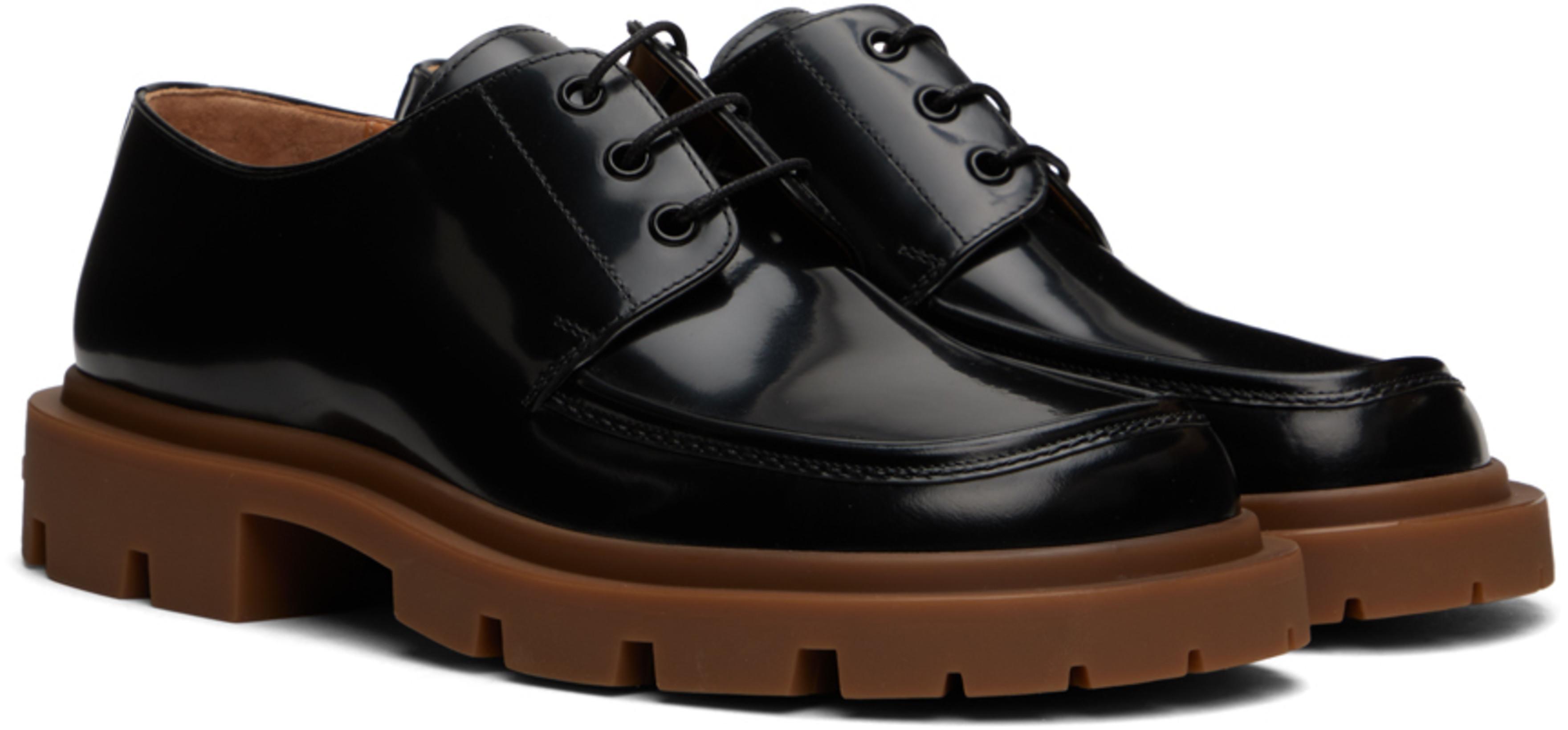 MAISON MARGIELA Man Lace-up Shoes Black Size 8 Leather