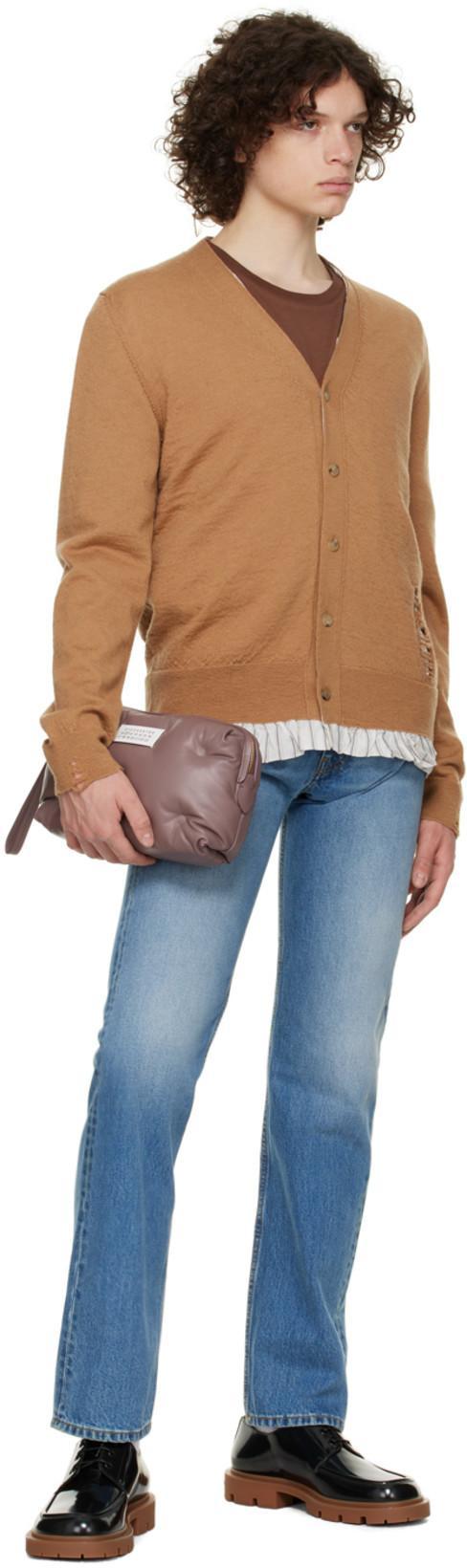 MAISON MARGIELA Man Lace-up Shoes Black Size 8 Leather