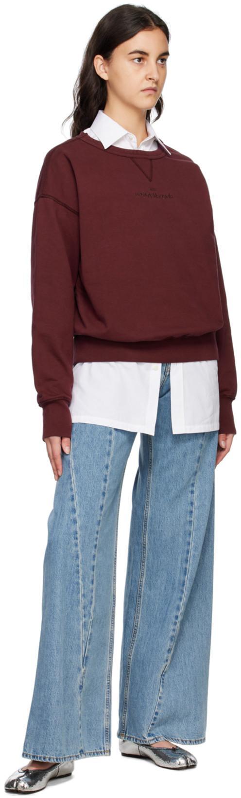 MAISON MARGIELA Long-sleeve Plain Organic Cotton Shirt In White