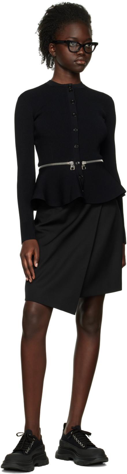 ALEXANDER MCQUEEN Tread Slick Sneakers In Black Silver