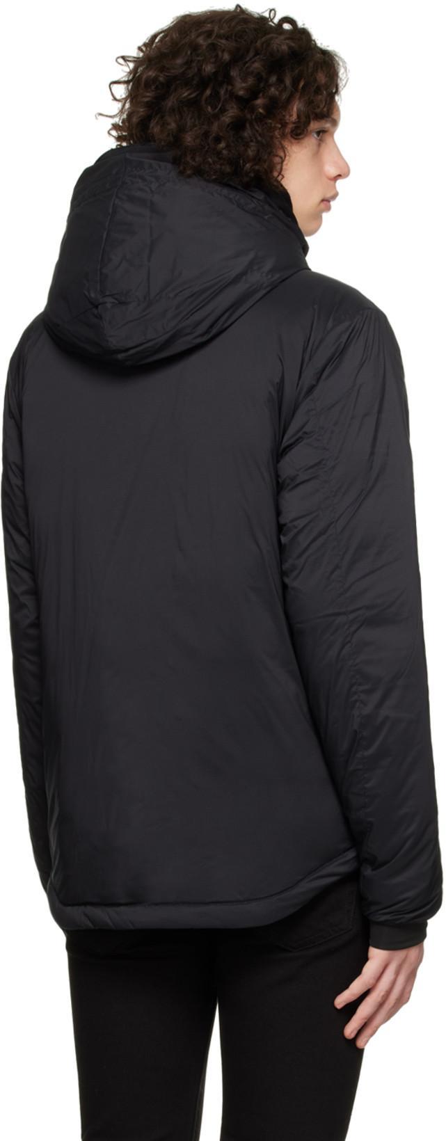 CANADA GOOSE Lodge Packable Windproof 750 Fill Power Down Hooded Jacket In Black