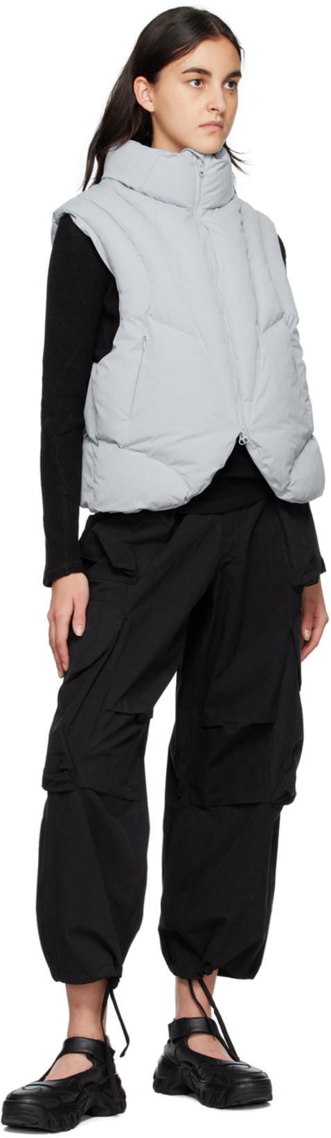 ENTIRE STUDIOS Heavy Gocar Mid-rise Cargo Trousers In Black