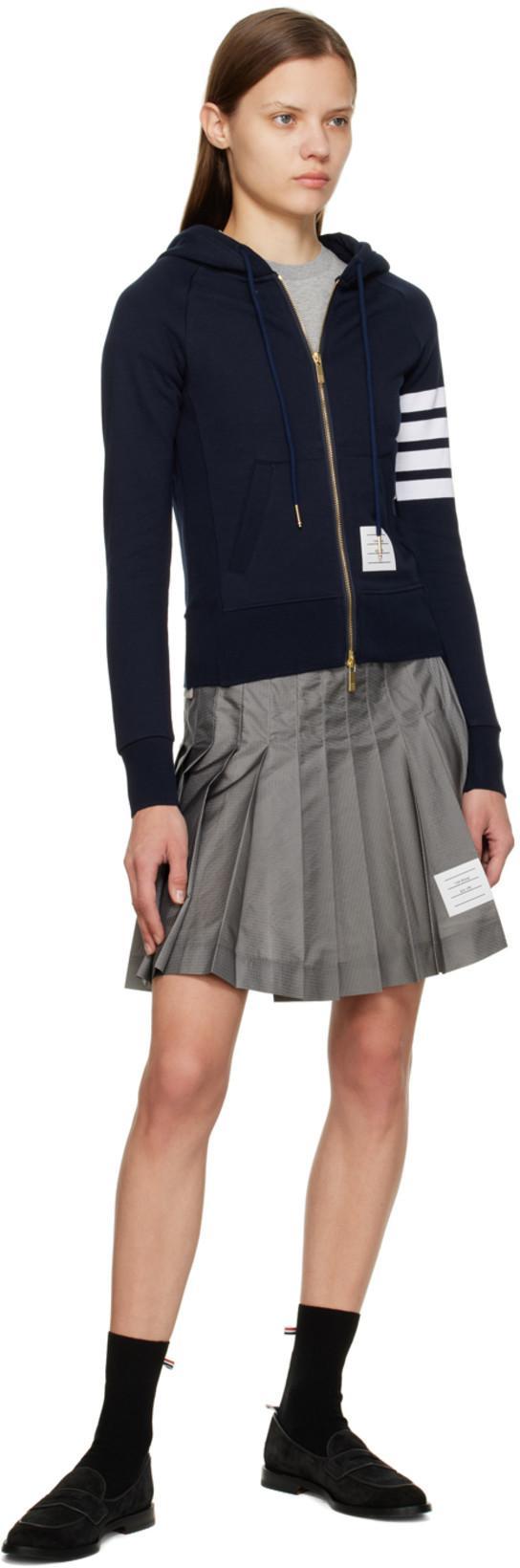 THOM BROWNE Classic Loopback Pique T-shirt In Gray