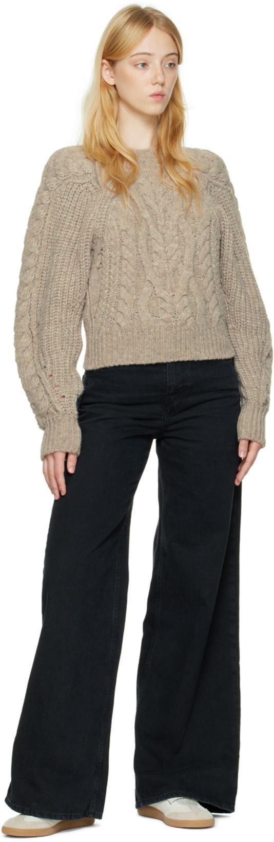 ISABEL MARANT Dilali Cropped High-rise Straight-leg Jeans In Black