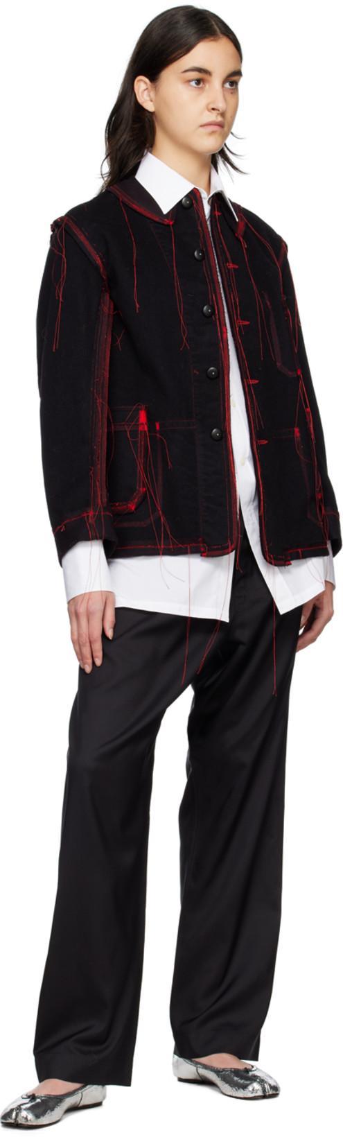 MAISON MARGIELA Long-sleeve Plain Organic Cotton Shirt In White