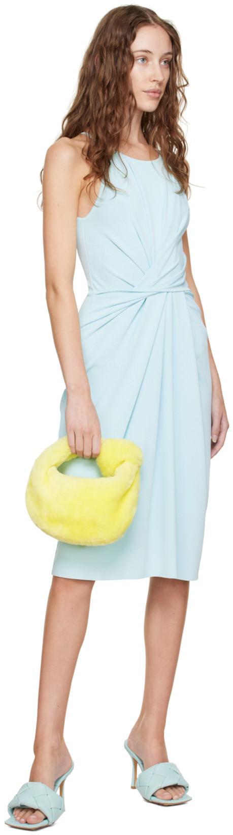 BOTTEGA VENETA Yellow Mini Jodie Top Handle Bag In 7331 Pale Yellow/gol