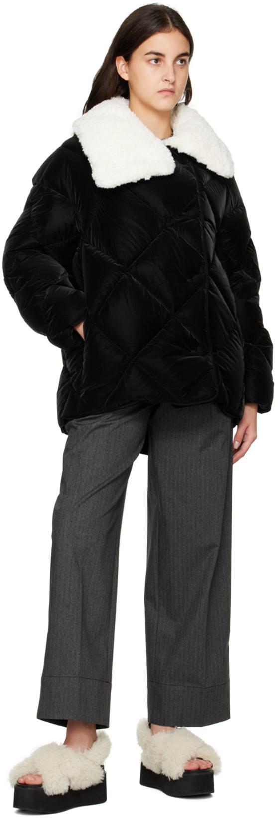 IENKI IENKI Black Queen Down Jacket In Powder Black