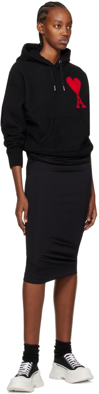 ALEXANDER MCQUEEN Smooth Sneakers With 45mm Thread In Black