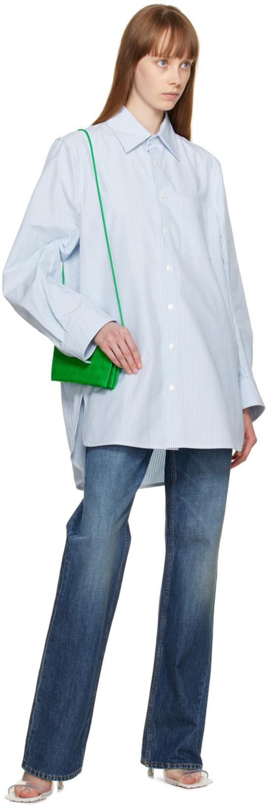 BOTTEGA VENETA High-rise Wide-leg Denim Boyfriend Trousers In Blue