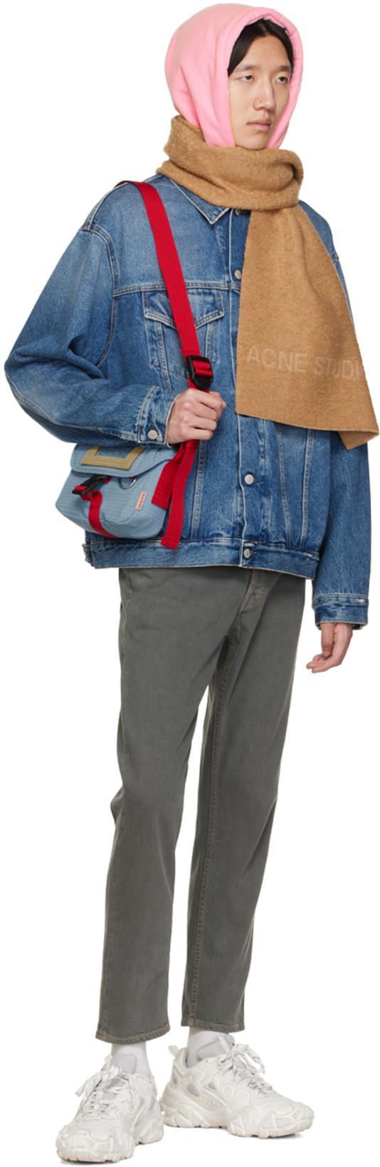 ACNE STUDIOS Tan Vasami Scarf In Ae5 Cold Beige