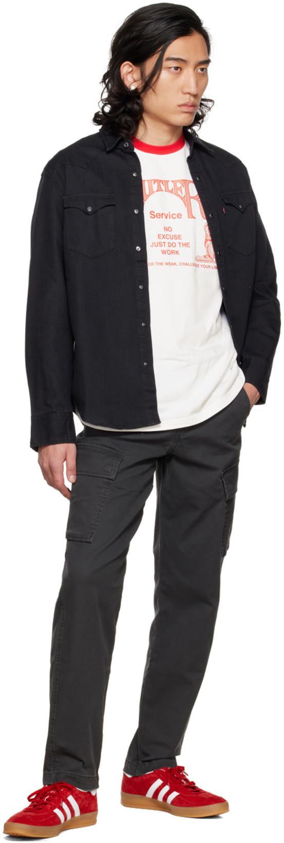 ADIDAS ORIGINALS Red Calf Leather Bos Taurus Low Top Sneakers In Multi