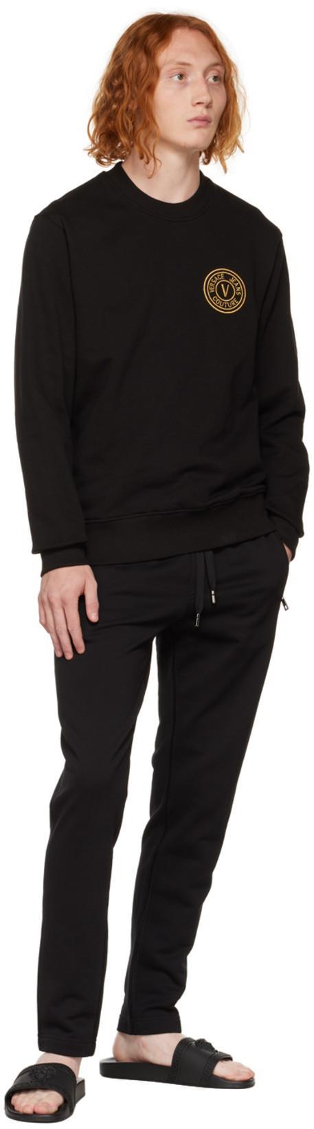 VERSACE Palazzo Rubber Slides In Black