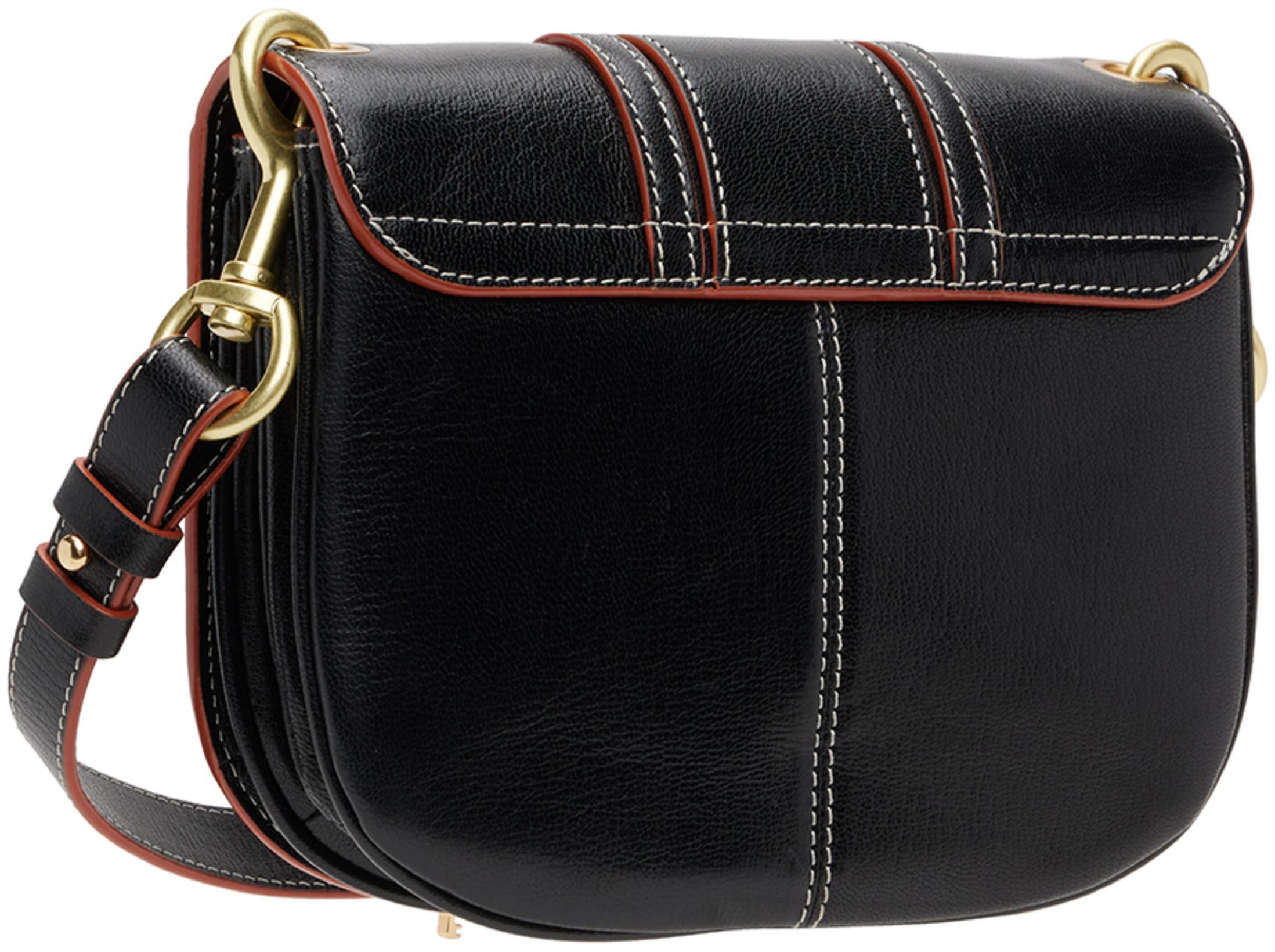 SEE BY CHLOÉ Cropped Wool-paneled Leather Biker Jacket In Black