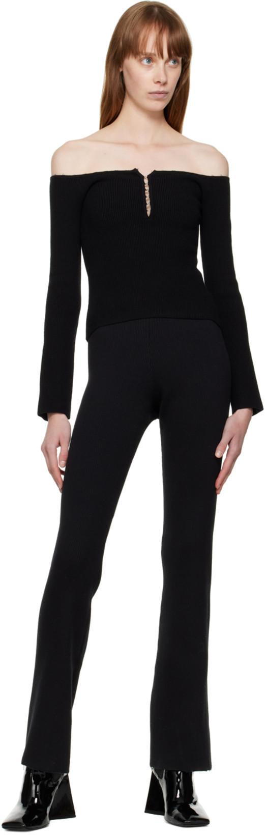 ATTICO Devon Patent Leather Chelsea Boots In Black