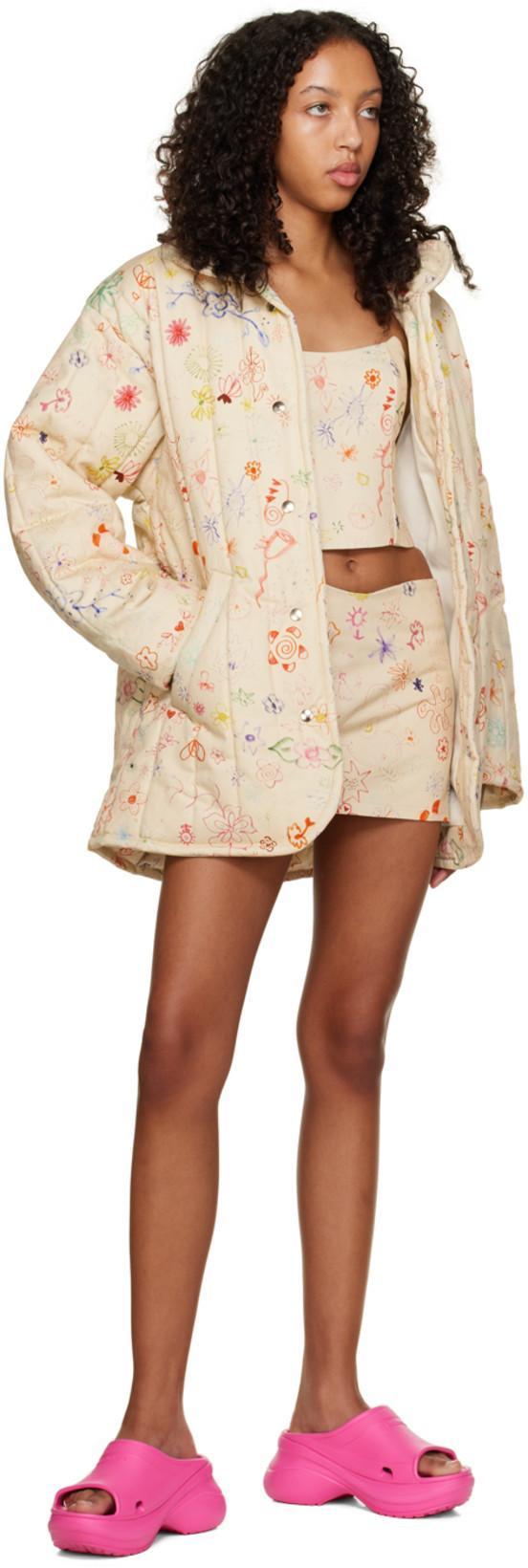 BALENCIAGA + Crocs Pool Perforated Neon Rubber Slides In Electric Pink