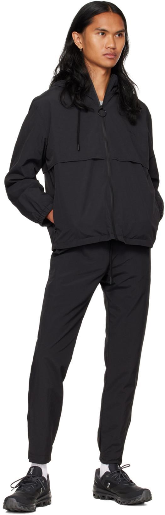 RABANNE Drawstring Hooded Jacket In P001 Black