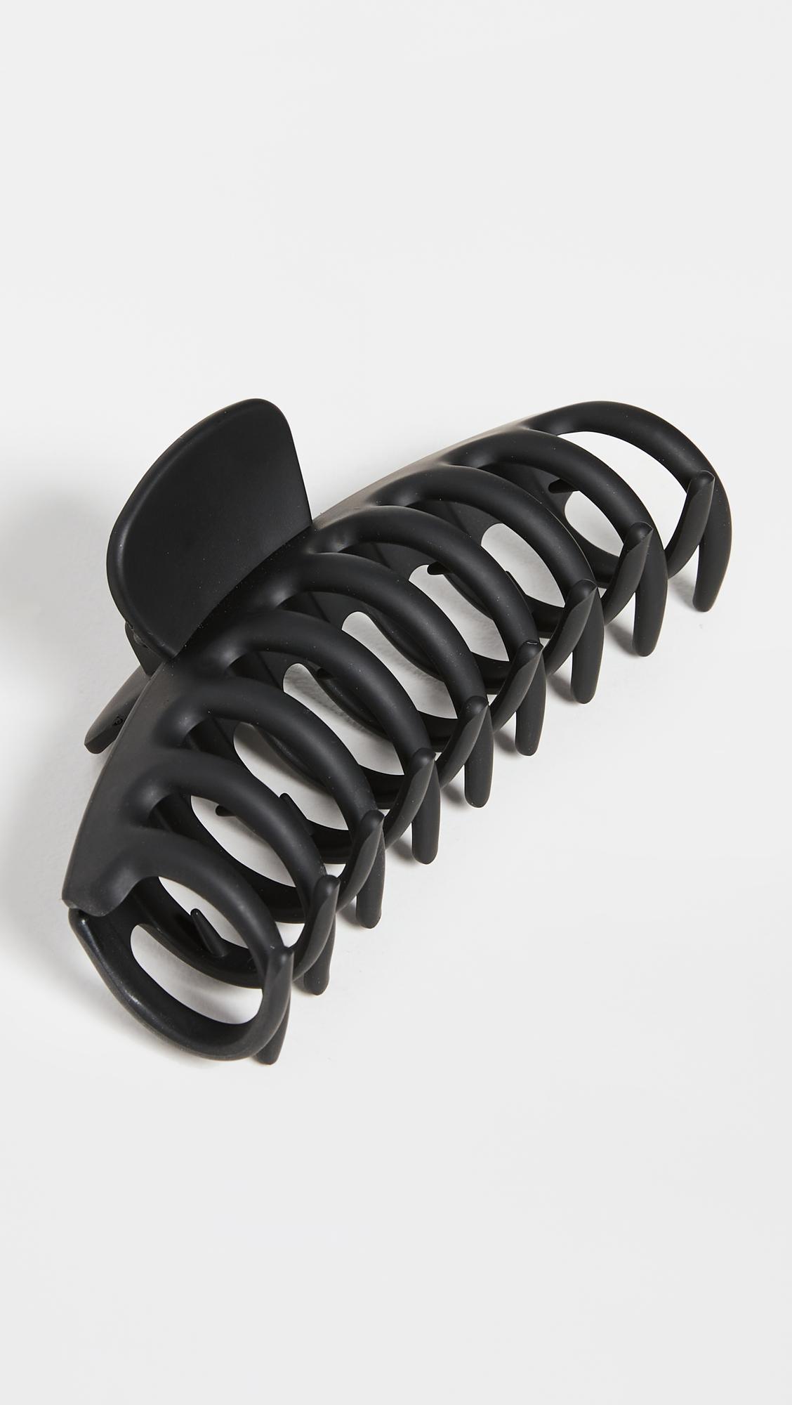 LUNYA Washable Silk Short Robe In Immersed Black