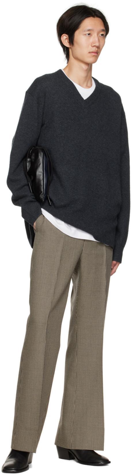 MARNI Navy & Black Soft Museo Pouch In Z599n Navy Blue/blac