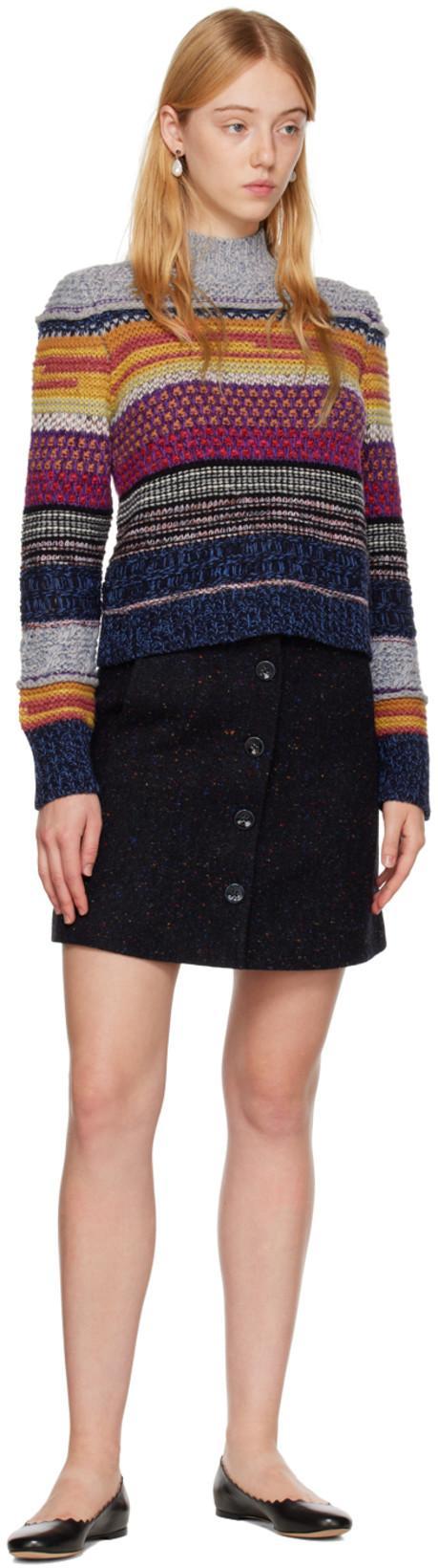 CHLOÉ Lauren Nappa Leather Ballet Flats In Black