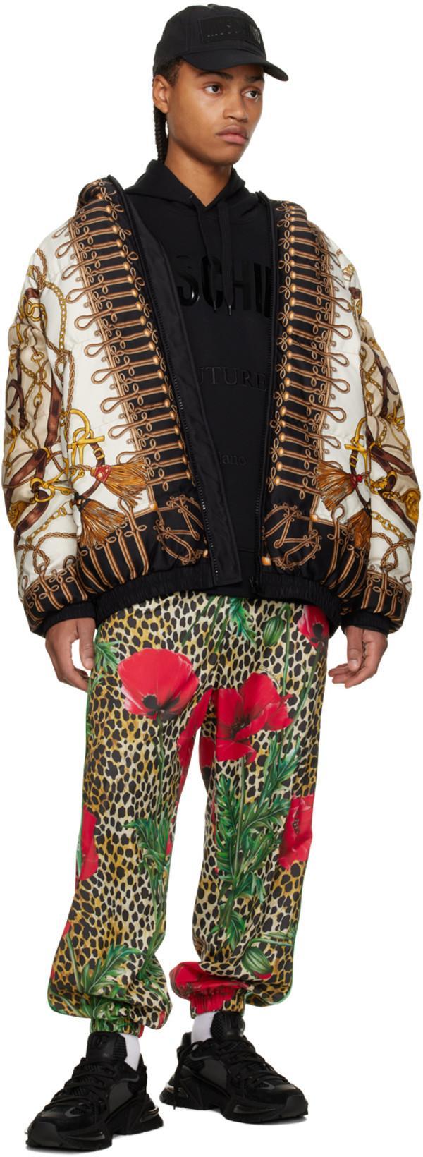 DOLCE & GABBANA Airmaster Black Calf Leather Blend Sneakers In Multi