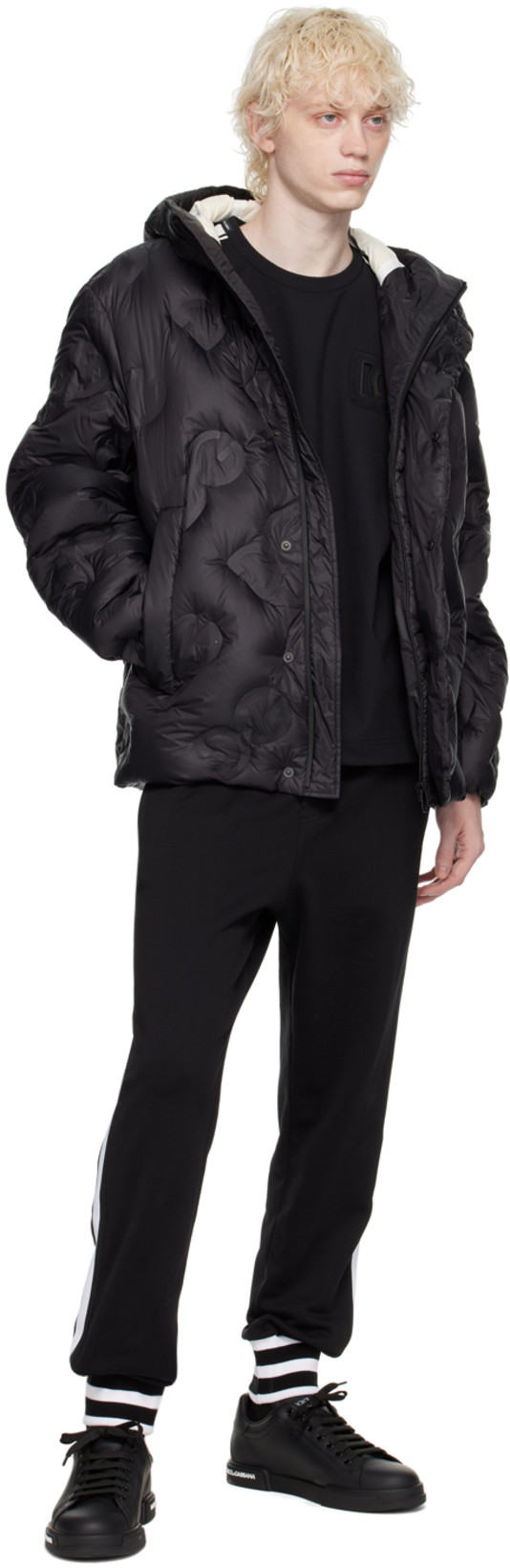 DOLCE & GABBANA Round-toe Low-top Casual Shoes In Black