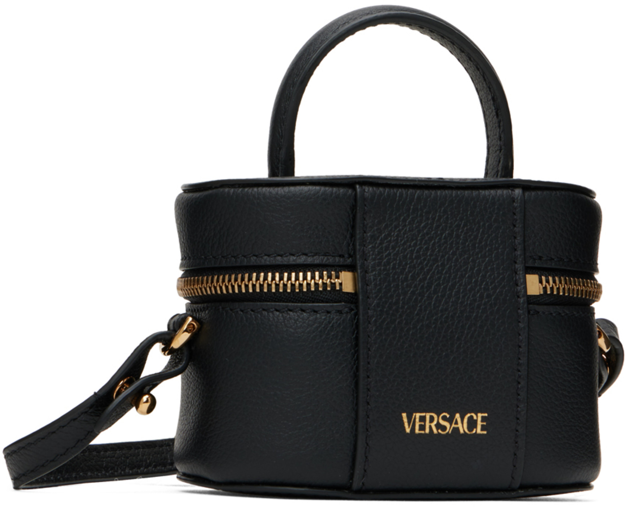 VERSACE Black And Yellow Shirt With Barocco Print