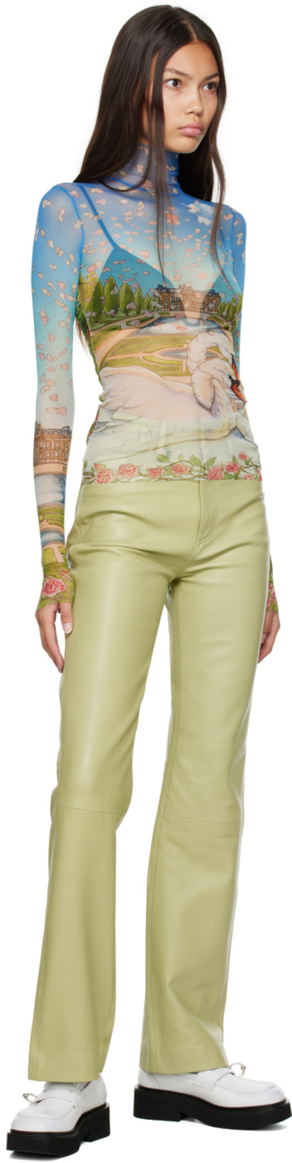 MARNI Piercing-detail Slip-on Loafers In Lily White