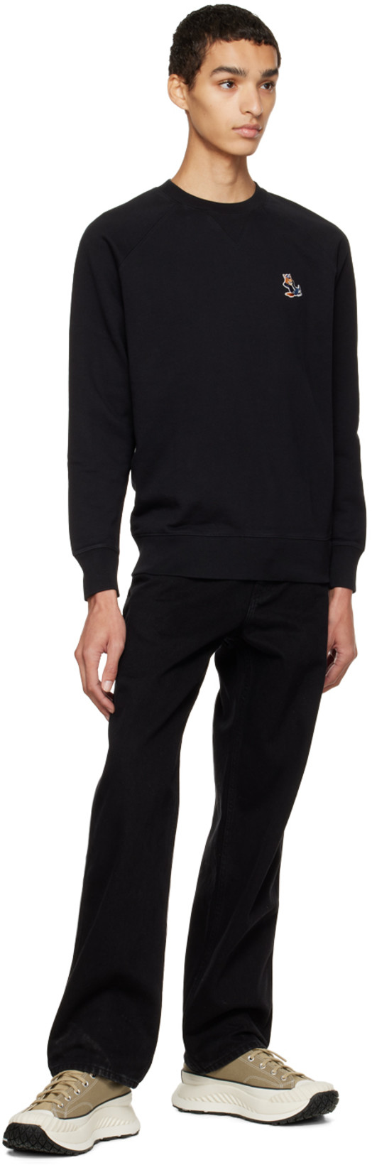 MAISON KITSUNÉ Maison Kitsune "speedy Fox Comfort Fit Sweat In Black
