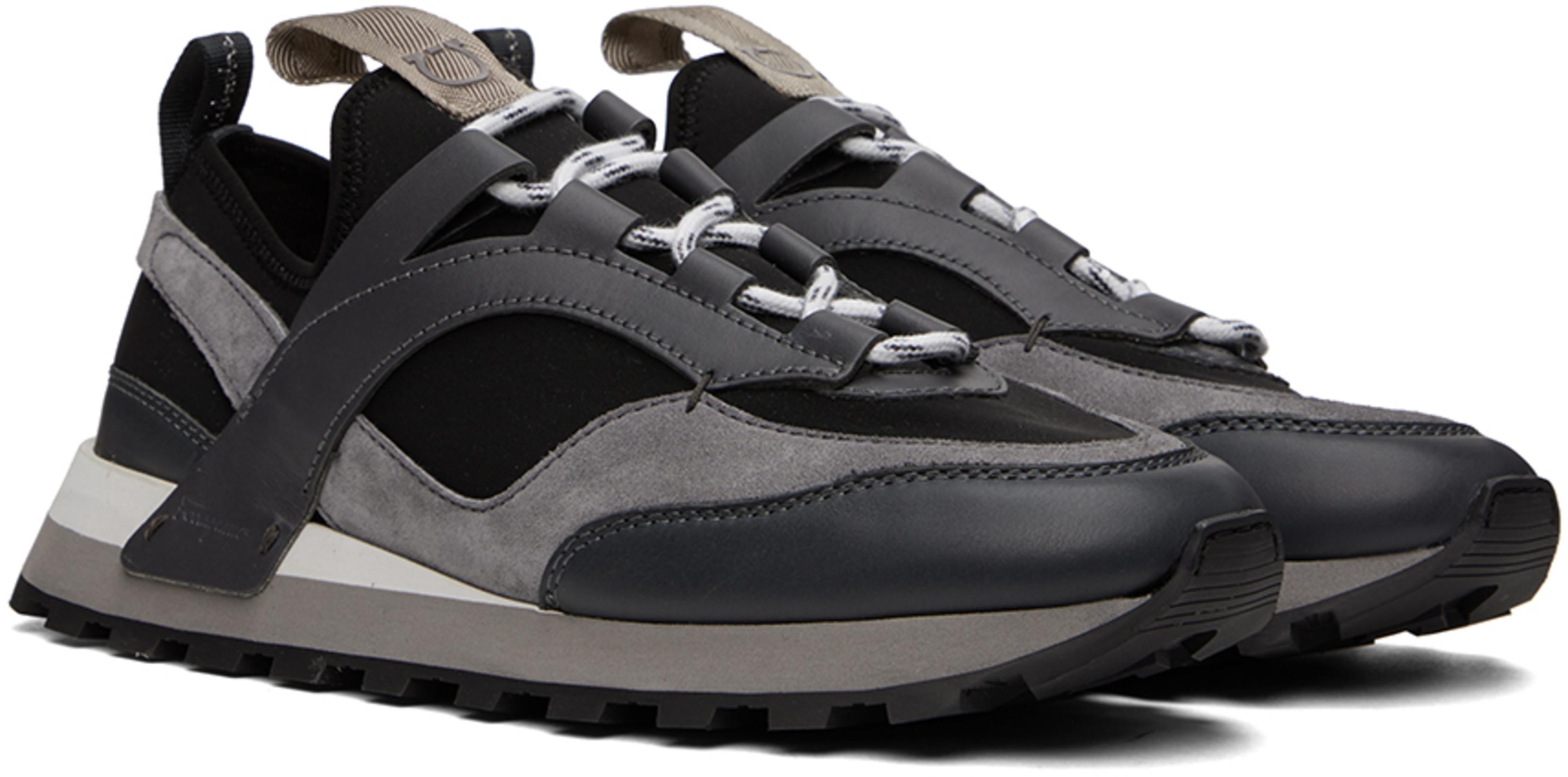 VERSACE Informal Shirt In Silk With Silver Baroque Print In Black