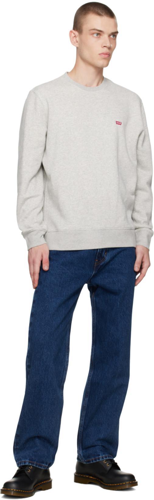 DR. MARTENS Crewson Nubuck Leather Casual Boots Size 13.0 In Black