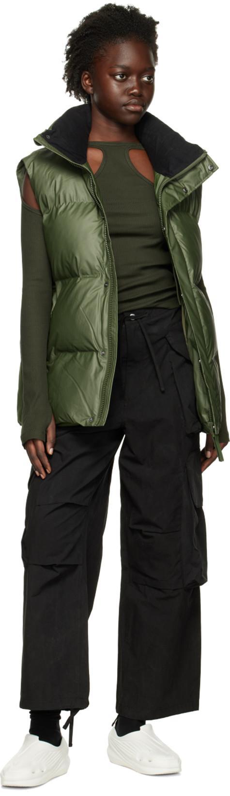ENTIRE STUDIOS Heavy Gocar Mid-rise Cargo Trousers In Black