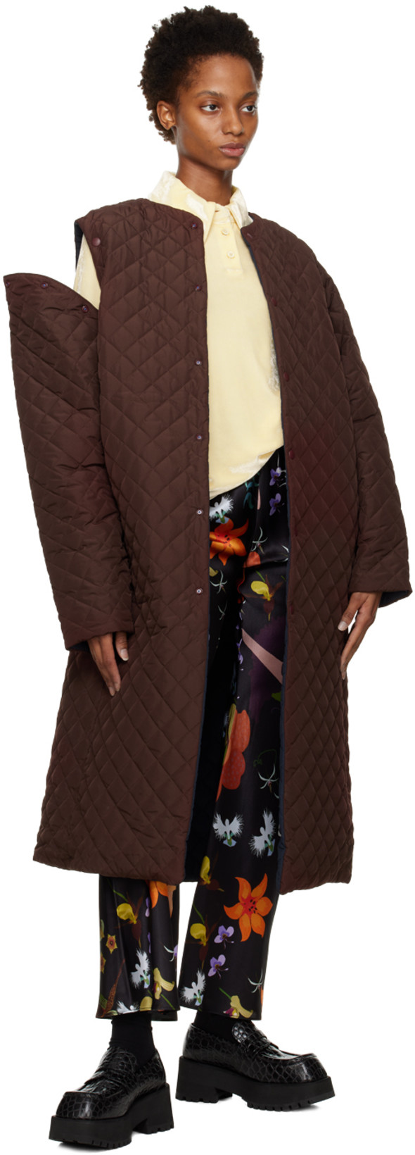 MARNI 60mm Croc Embossed Leather Loafers In Black