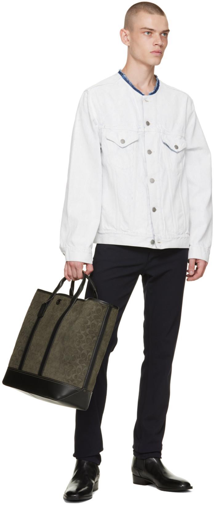 MAISON MARGIELA Jacket In White Crak