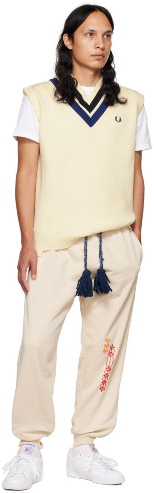 FRED PERRY Classic Crew Neck Tee In White