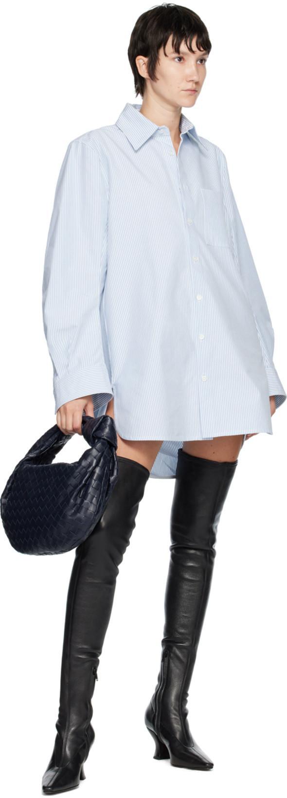 BOTTEGA VENETA Teen Jodie Intrecciato Leather Hobo In Fire Nero