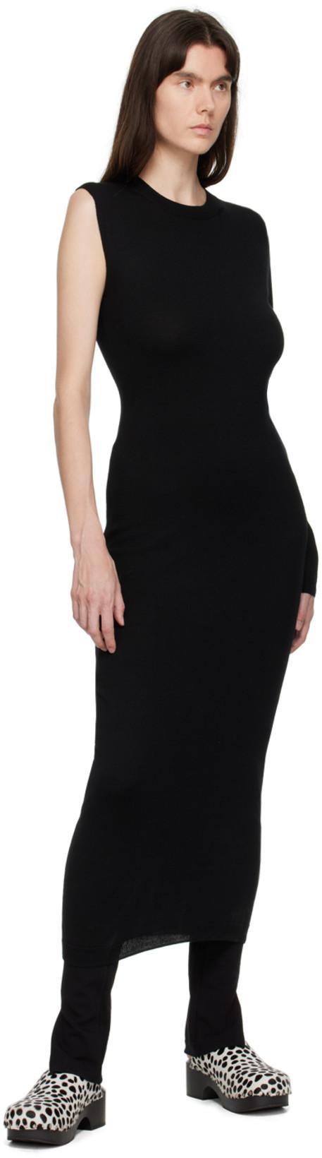 TOTÊME High-rise Ribbed-trim Stretch-knit Leggings In Black