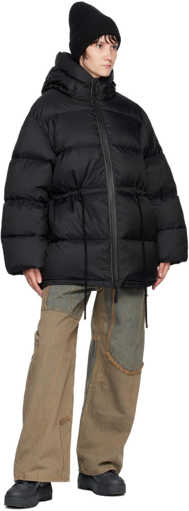 ACNE STUDIOS Orsa Nylon Ripstop Hooded Down Puffer Coat In Black