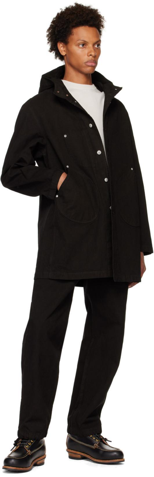 3MAN Black Workwear Trousers