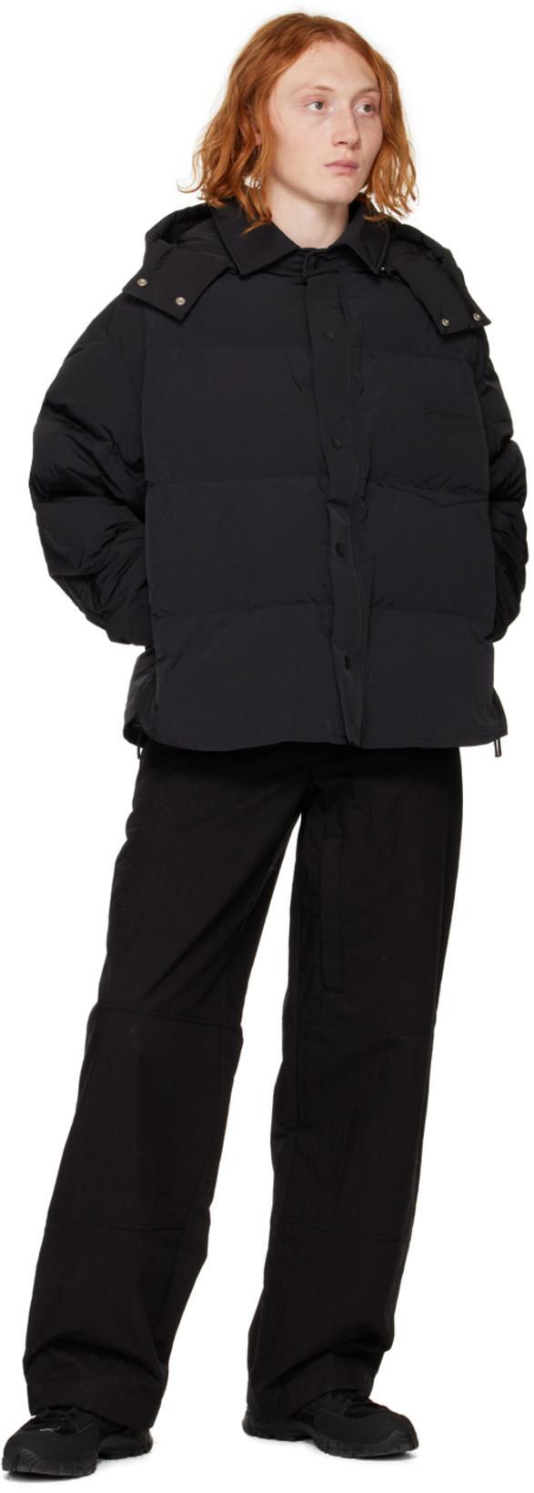 JACQUEMUS La Doudoune Nylon Down Jacket In Black
