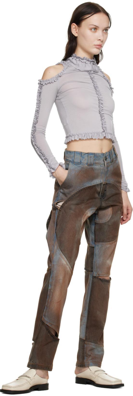 BARRAGAN Ssense Exclusive Purple Lulu Long Sleeve T-shirt In Lilac