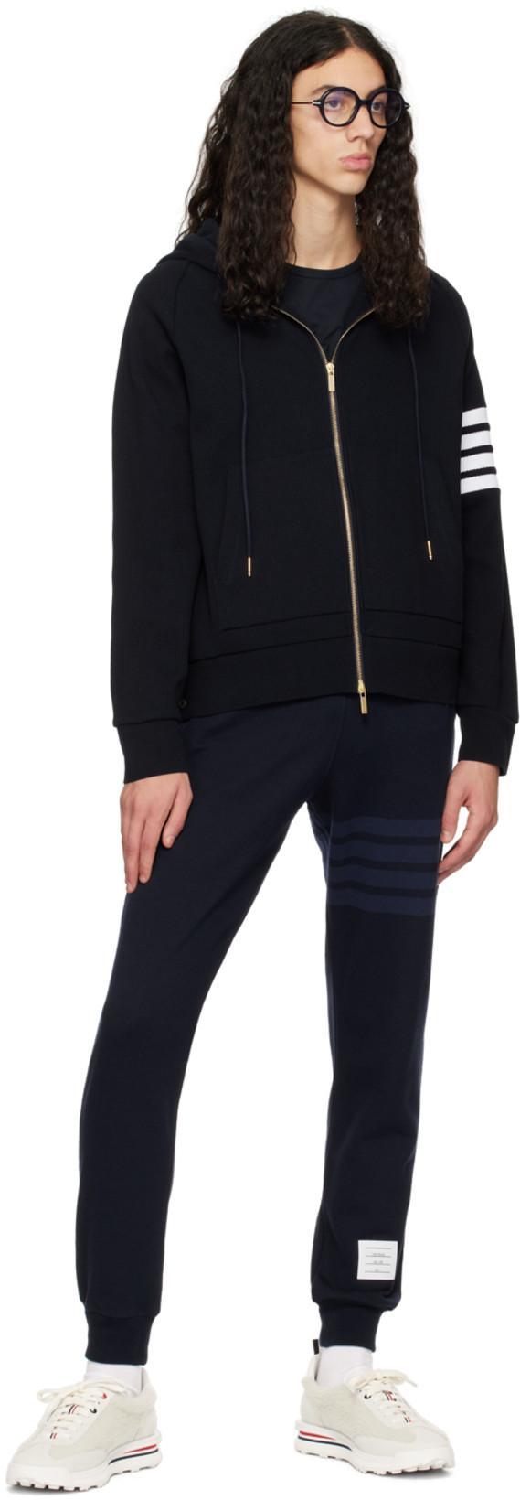 THOM BROWNE Oversized Short Sleeves T-shirt In Black