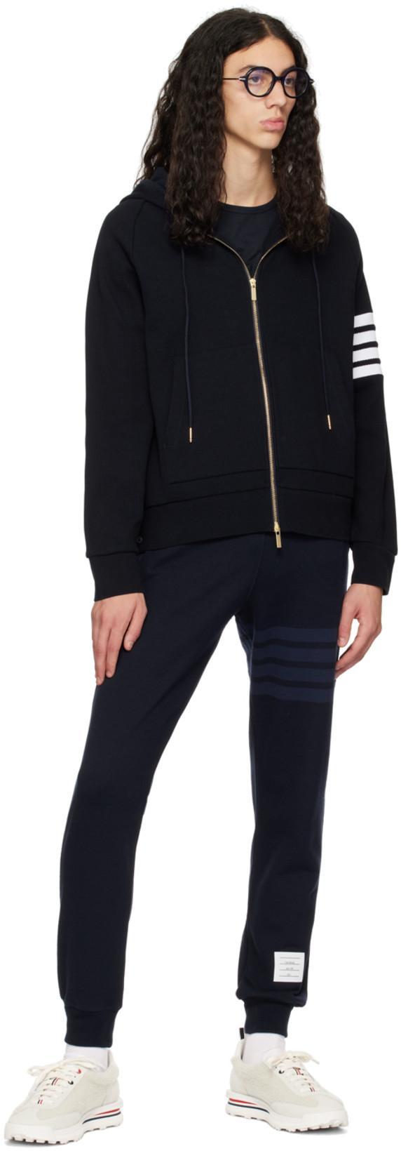 THOM BROWNE Oversized Short Sleeves T-shirt In Black